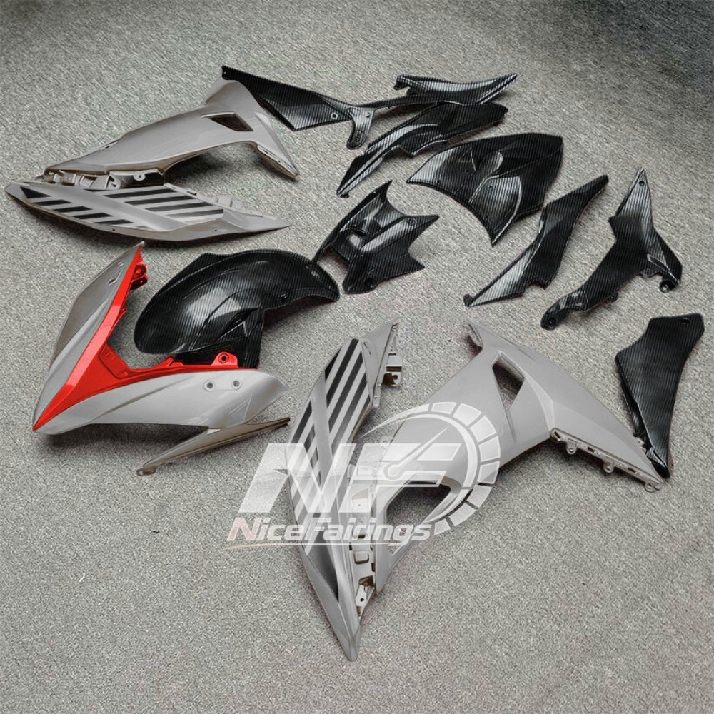 Ninja 650 ER-6F Painted Fairing Body Kit Style 56 | NiceFairings - side angle image