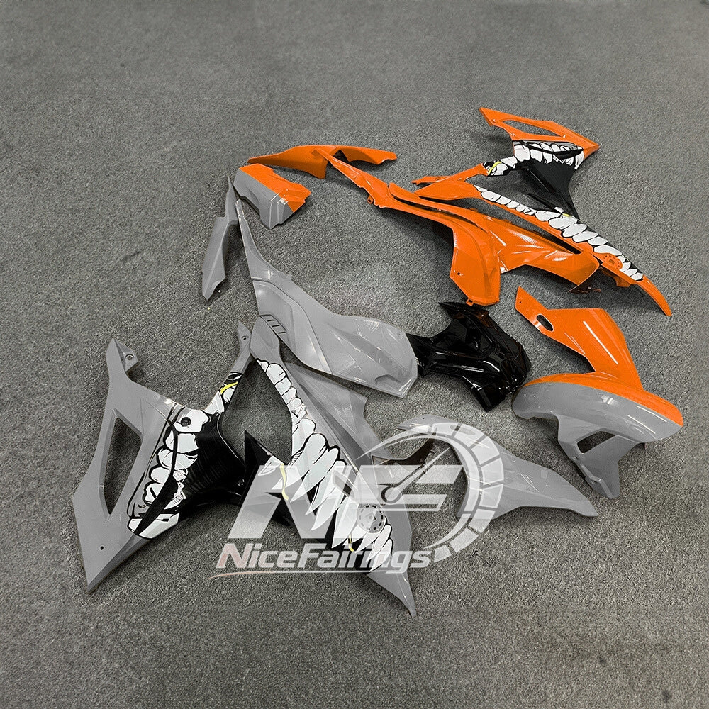 For BMW S1000RR 2019-2022 Race Replica Custom Fairings, ABS Replacement Plastics Full Body Kit | NiceFairings - side angle image