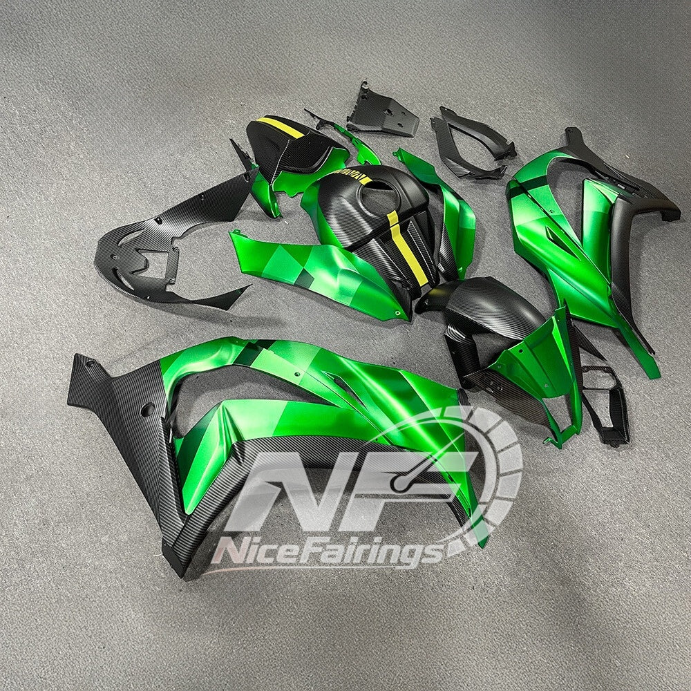 Ninja ZX10R 2011-2015 ABS Body Panels Fairing Set | NiceFairings - side angle image