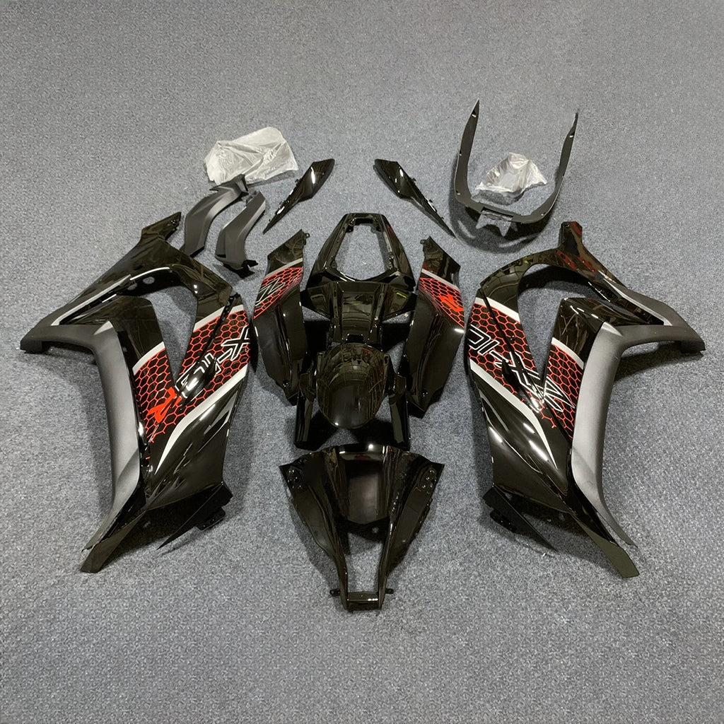 For KAWASAKI Ninja ZX10R 2011-2015 Complete Fairing Set | NiceFairings - side angle image