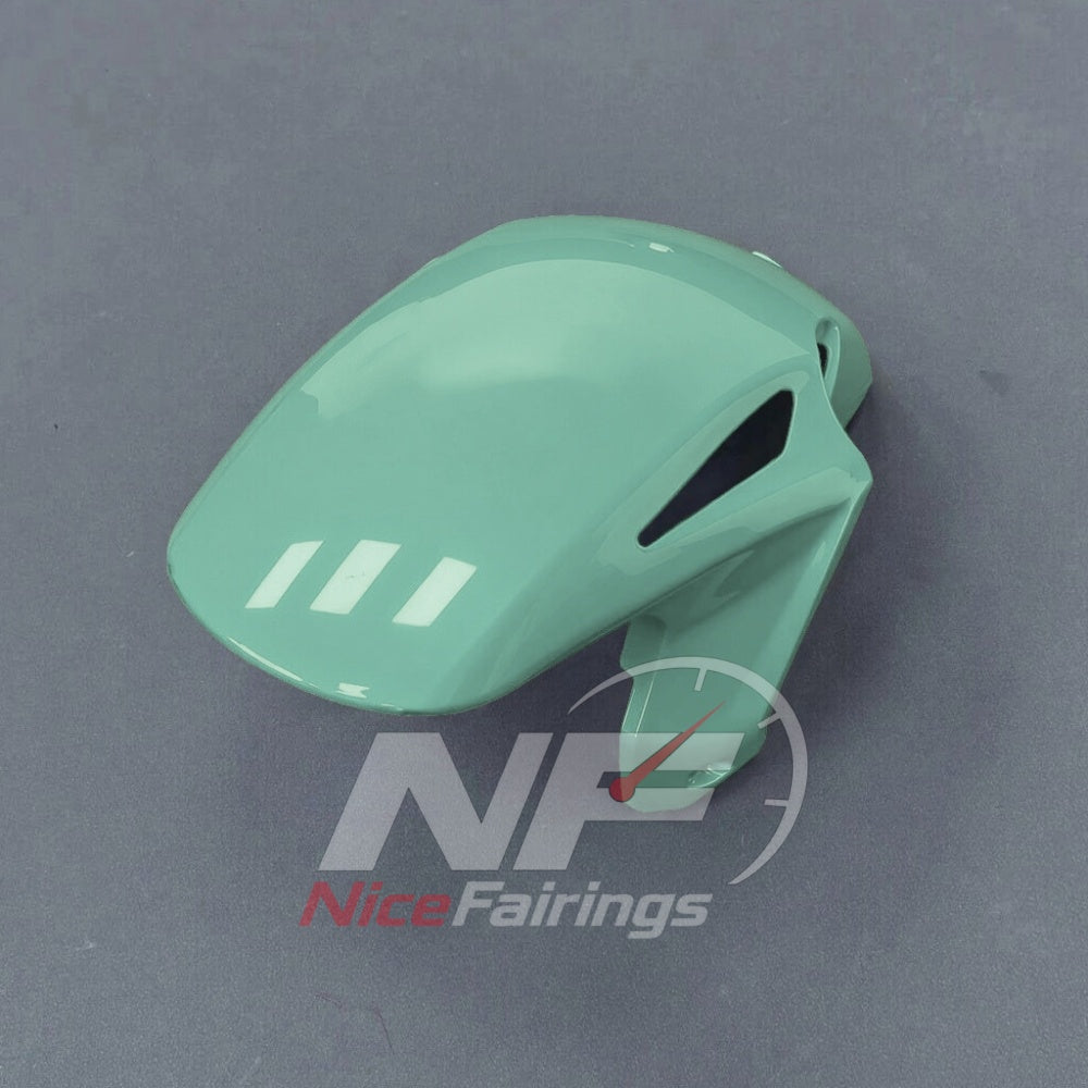 For Honda CBR1000RR-R SP 2024-2026 Green Black Sportbike Fairing Set with Custom Painted Plastics | NiceFairings - side angle image