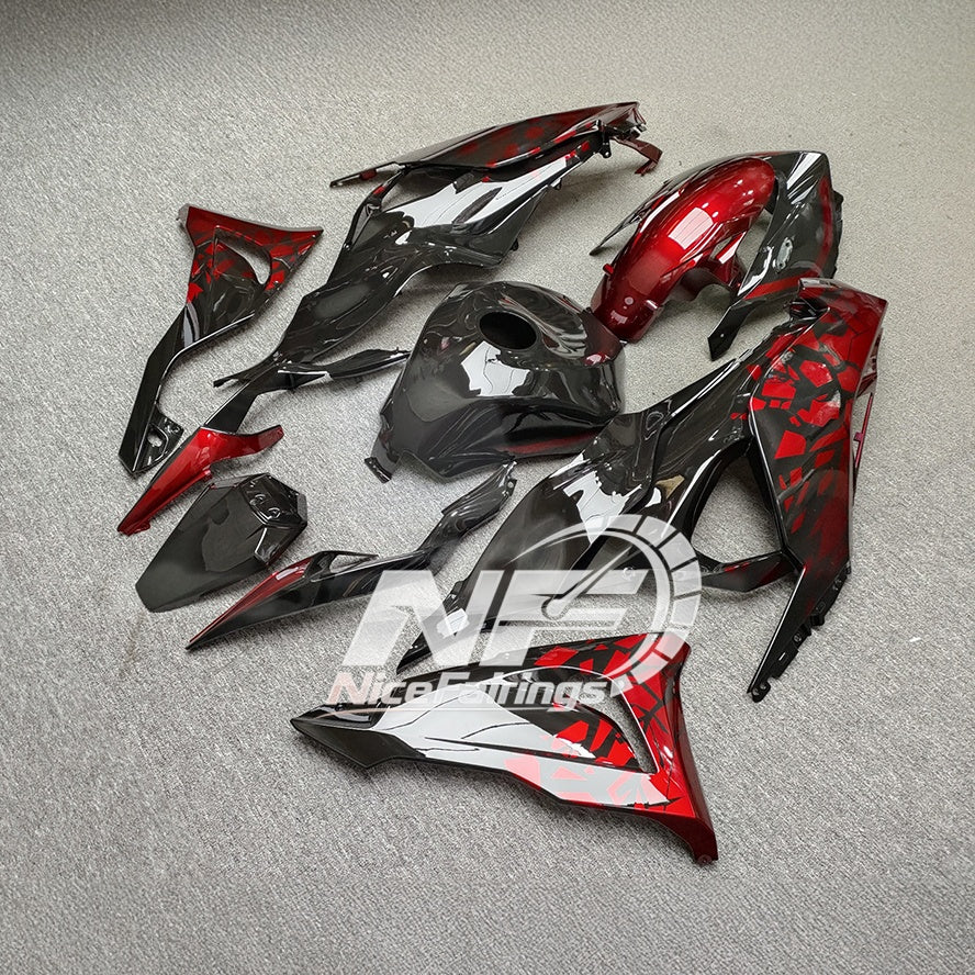 For Kawasaki Ninja ZX6R 636 2024-2025 Sportbike Plastics Gloss White Special Edition | NiceFairings - side angle image