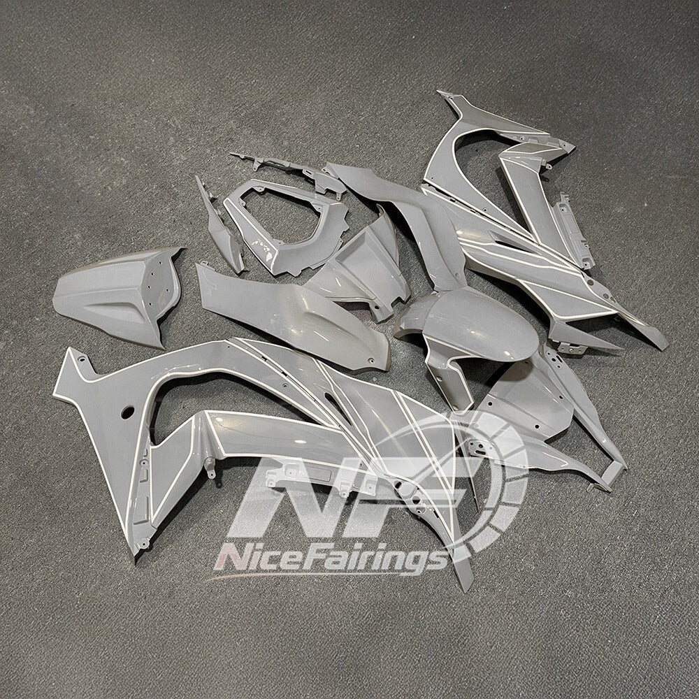 KAWASAKI Ninja ZX10R 2011-2015 Injection Molded Fairings Set | NiceFairings - side angle image