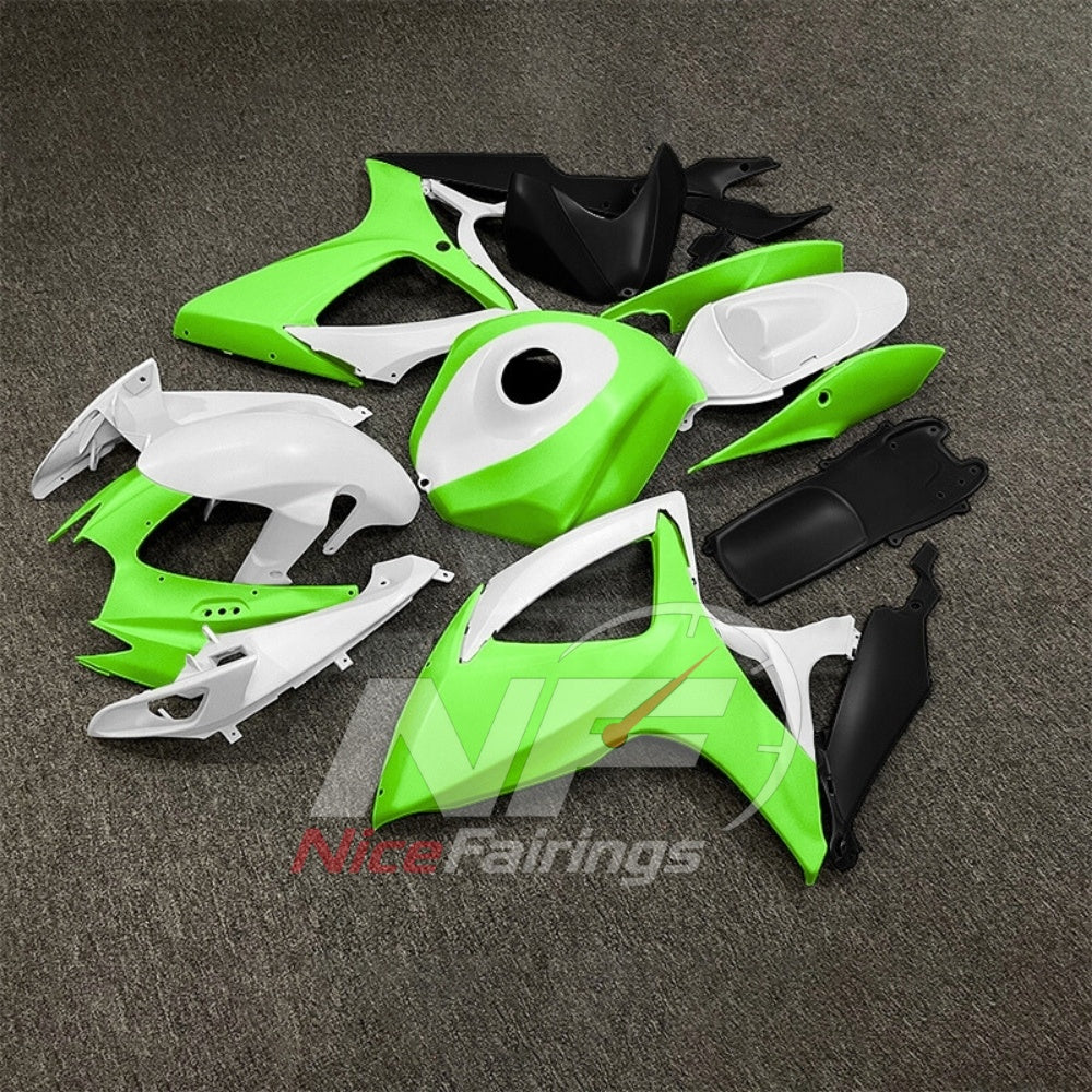 For Suzuki GSXR600 GSXR750 K6 2006-2007 ABS Fairing Kit Gray Painted Bodywork | NiceFairings - side angle image