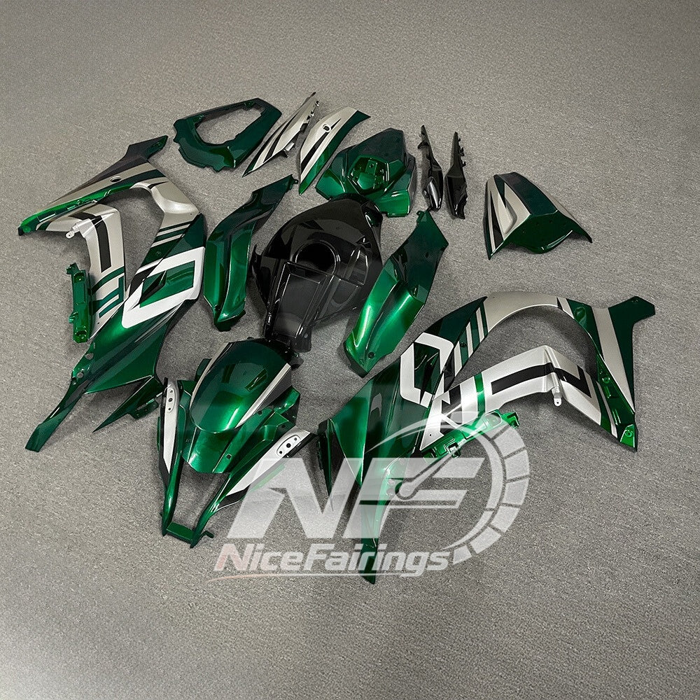 For KAWASAKI ZX10R 2011-2015 Custom Sportbike Fairings | NiceFairings - side angle image