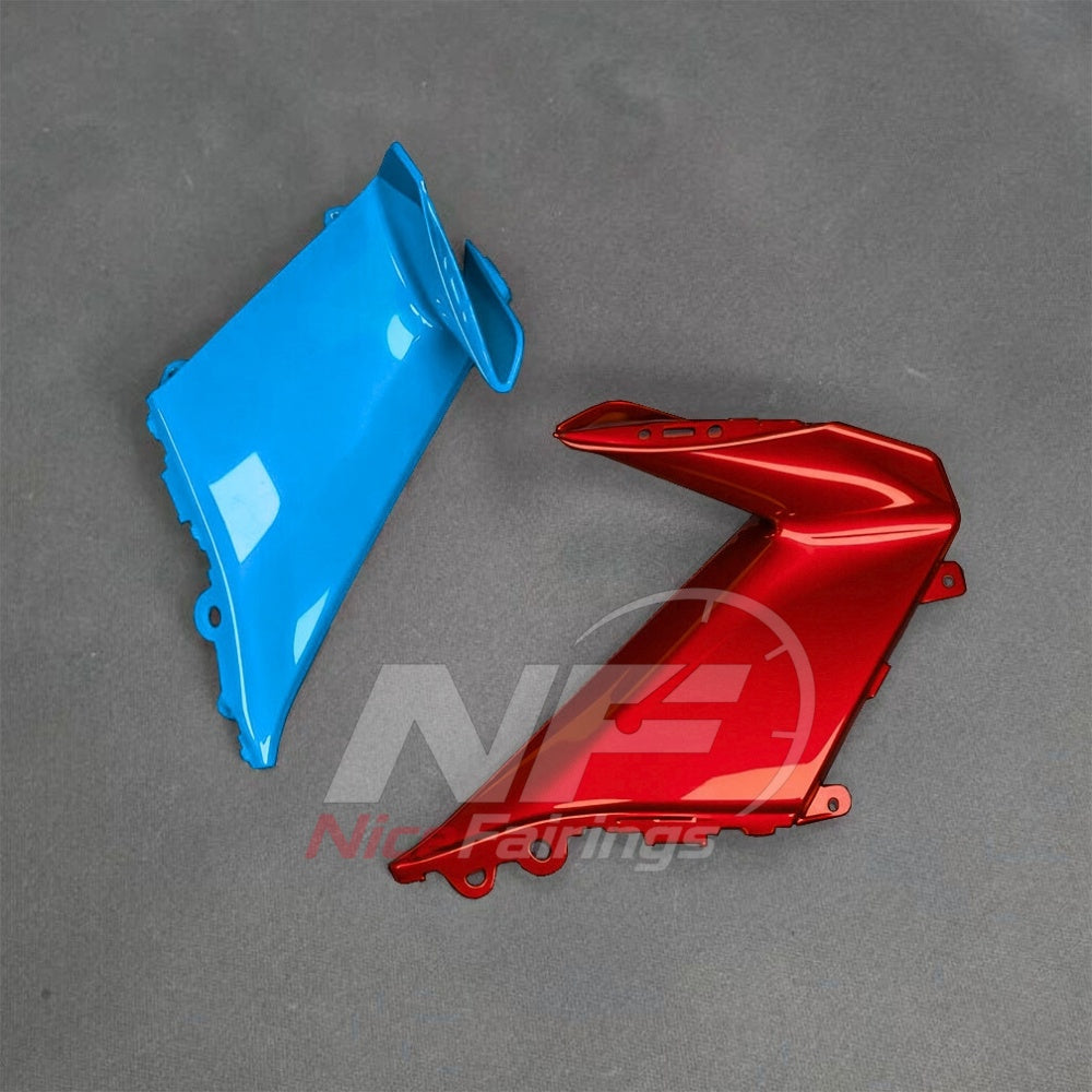 For BMW S1000RR 2025-2026 Red Black Painted ABS Fairings with Complete Replacement Bodywork | NiceFairings - side angle image