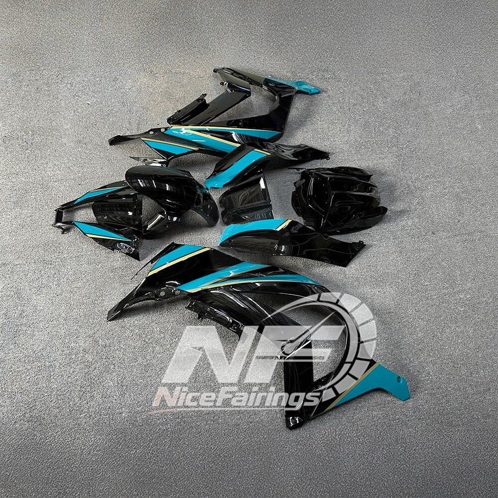 Ninja ZX10R 2011-2015 ABS Body Panels Fairing Set | NiceFairings - side angle image