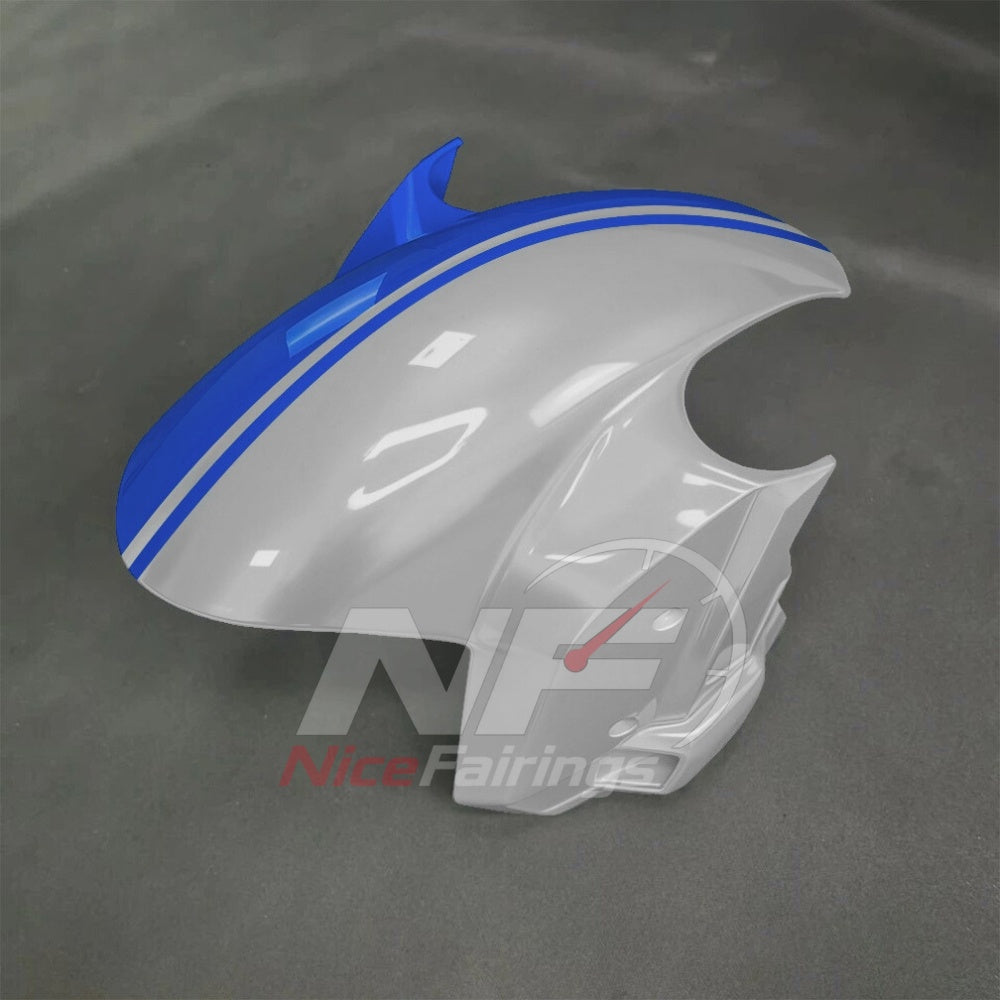 For BMW S1000RR 2025-2026 Blue Black ABS Body Kit with Street and Track Fairing Panels | NiceFairings - side angle image