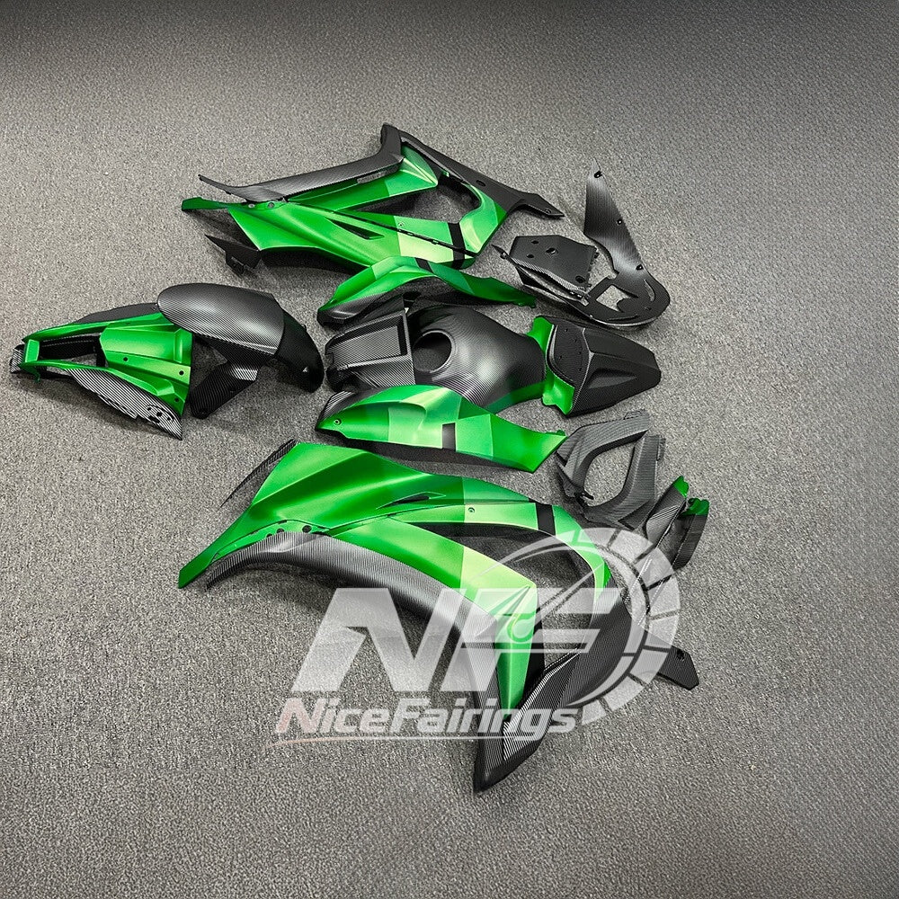 KAWASAKI Ninja ZX10R 2011-2015 Injection Molded Fairings Set | NiceFairings - side angle image