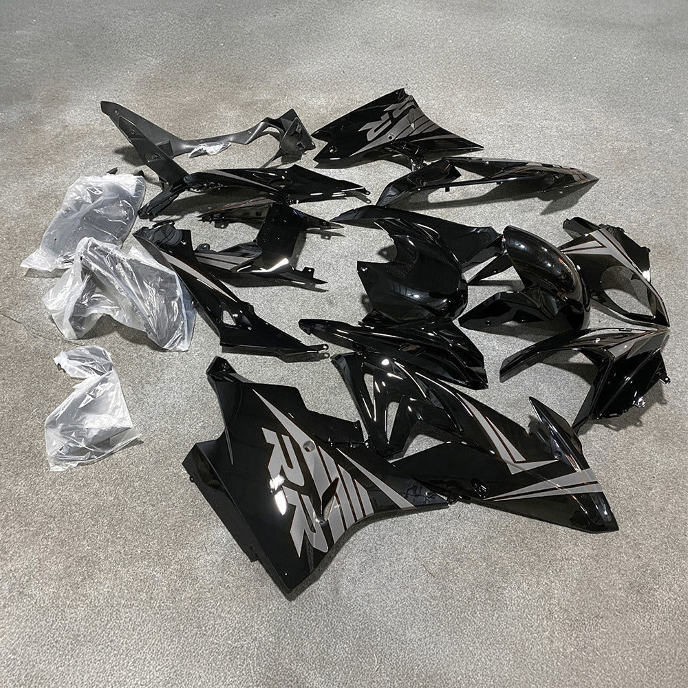 For BMW S1000RR 2017-2018 Race Replica Standard No Tank Cover Custom Fairings, ABS Replacement Plastics Full Body Kit | NiceFairings - side angle image