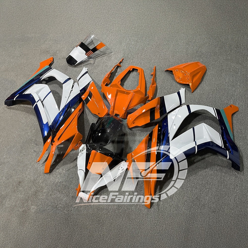KAWASAKI Ninja ZX10R 2011-2015 Injection Molded Fairings Set | NiceFairings - side angle image