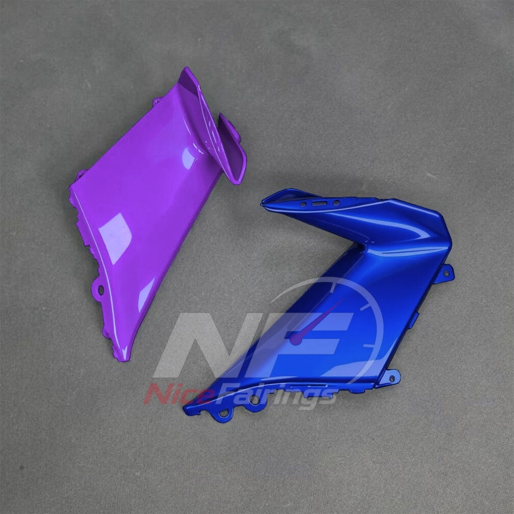For BMW S1000RR 2025-2026 Blue Black Painted ABS Fairings with Complete Replacement Bodywork | NiceFairings - side angle image
