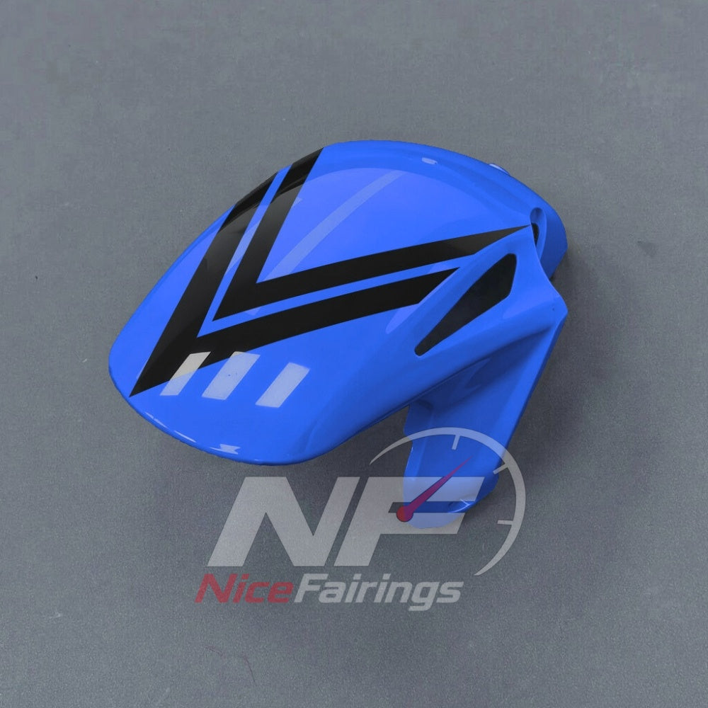 For Honda CBR1000RR-R 2024-2026 Blue Black ABS Body Kit with Street and Track Fairing Panels | NiceFairings - side angle image