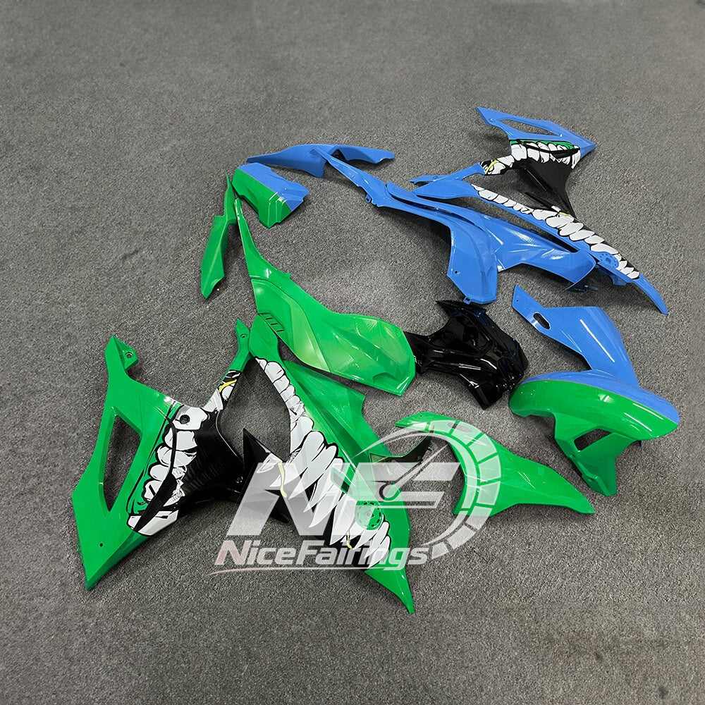 For BMW S1000RR 2019-2022 Street Bodywork Tank Cover ABS Fairing Kit, Custom Painted Motorcycle Bodywork | NiceFairings - side angle image