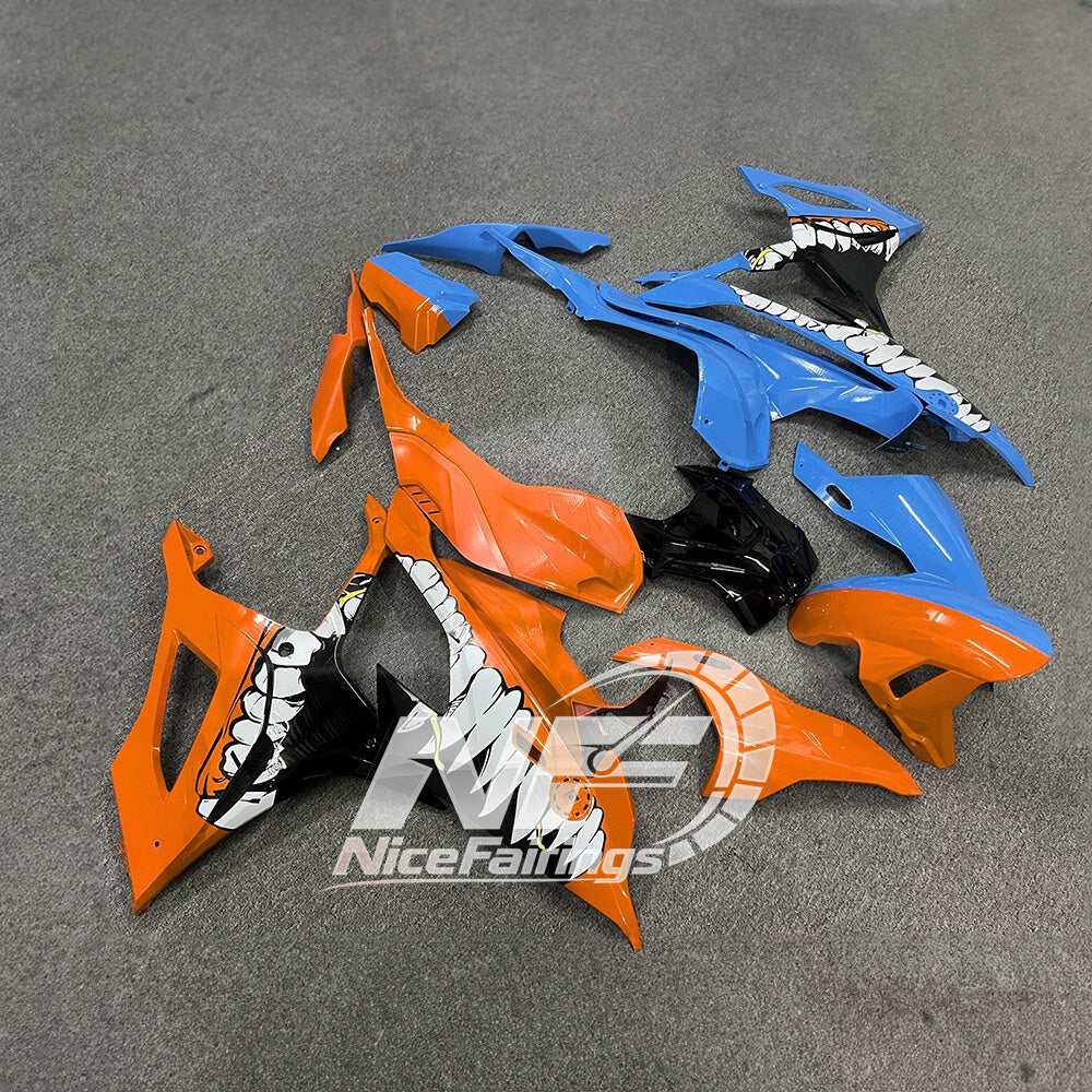 For BMW S1000RR 2019-2022 Full Body Kit Custom Fairings, ABS Replacement Plastics Full Body Kit | NiceFairings - side angle image