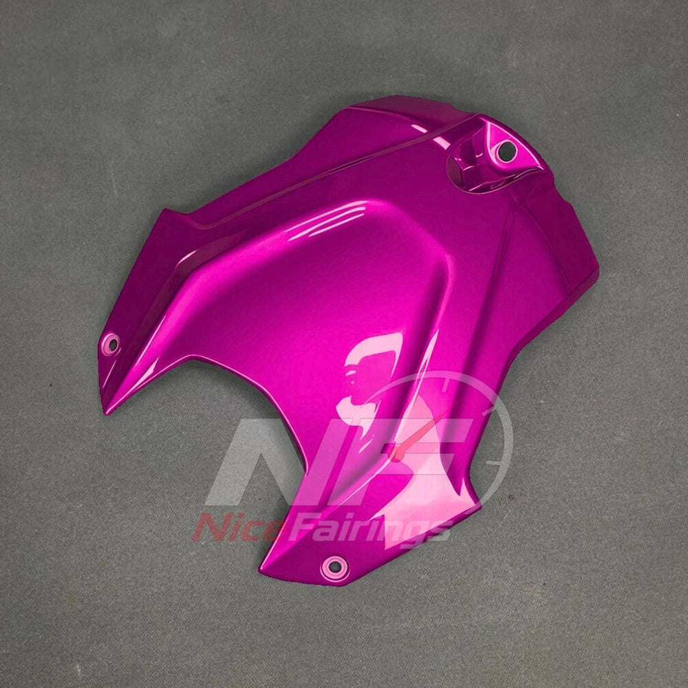 For BMW S1000RR 2025-2026 Pink Black Custom Fairings with ABS Sportbike Plastics and Full Body Kit | NiceFairings - side angle image