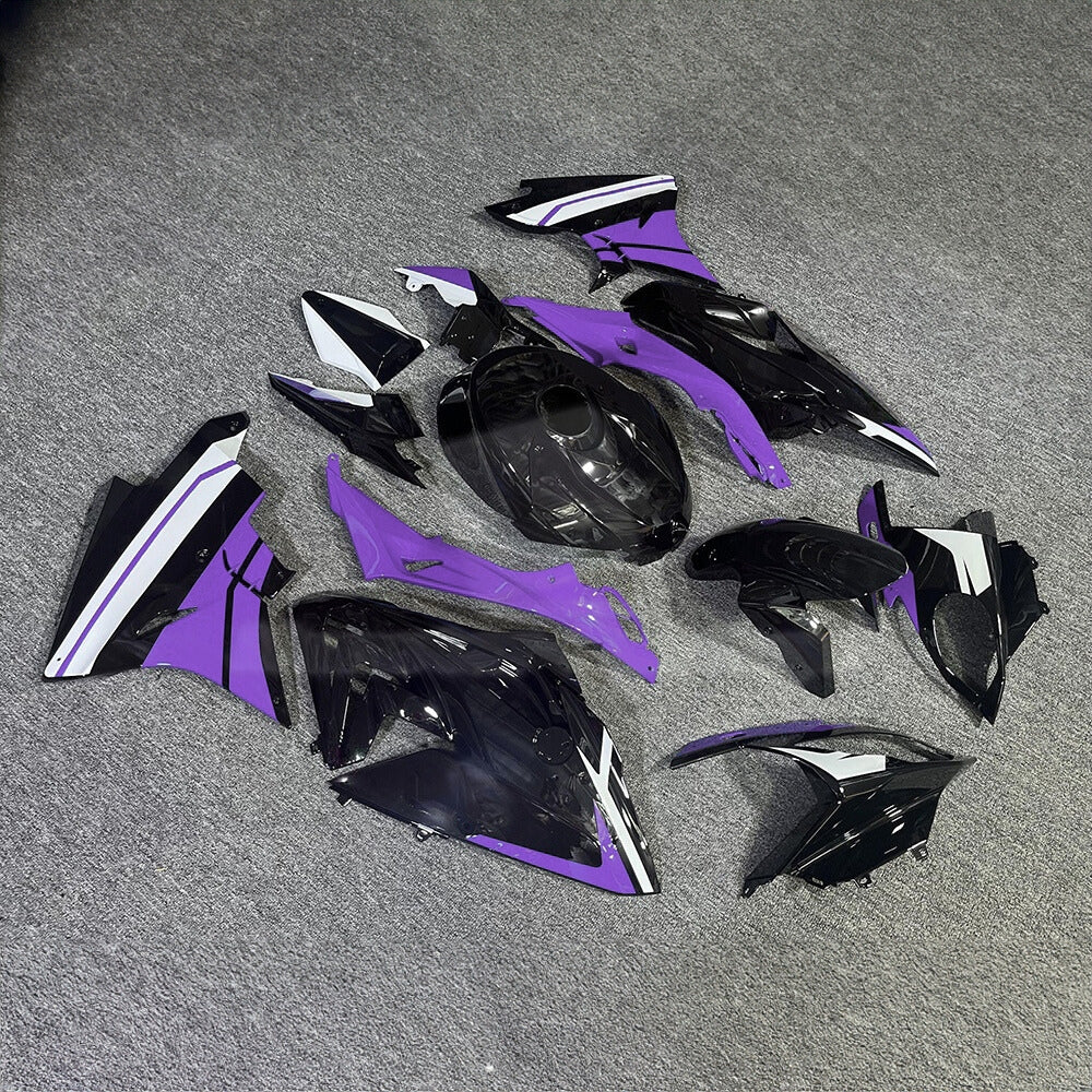 For BMW S1000RR 2017-2018 Custom Graphics Tank Cover Edition Motorcycle Fairing Kit, Aftermarket ABS Body Panels | NiceFairings - side angle image