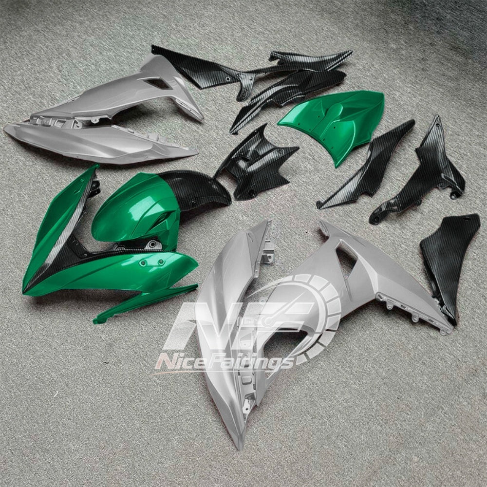 KAWASAKI Ninja 650 ER-6F 2017-2019 ABS Fairing Kit Style 09 | NiceFairings - side angle image