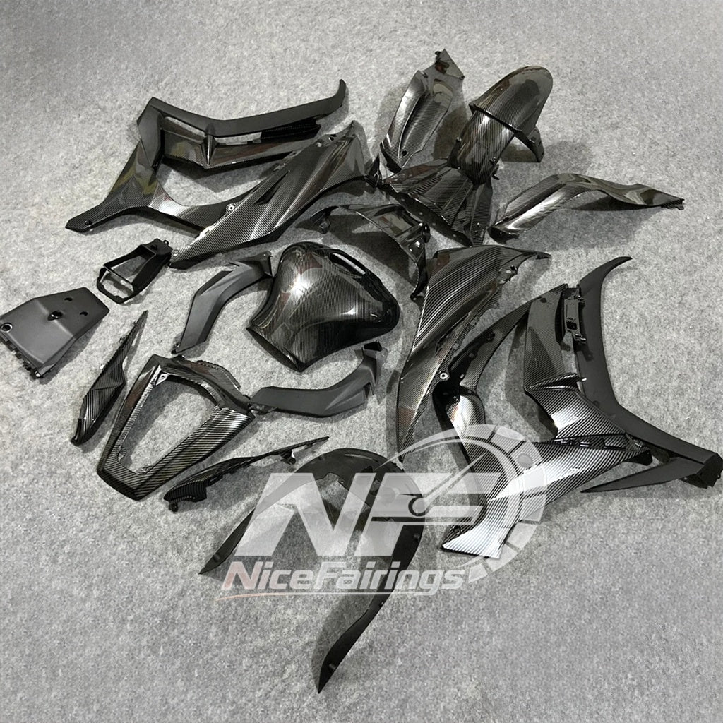 For KAWASAKI Ninja ZX10R 2011-2015 Custom Painted ABS Fairing Kit | NiceFairings - side angle image