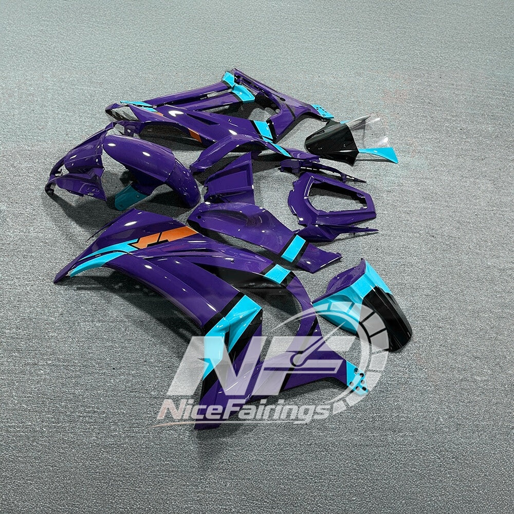 Ninja ZX10R 2011-2015 ABS Body Panels Fairing Set | NiceFairings - side angle image