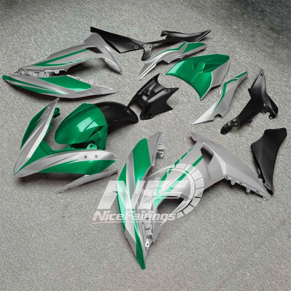 Ninja 650 2017-2019 ABS Motorcycle Plastics Style 30 | NiceFairings - side angle image