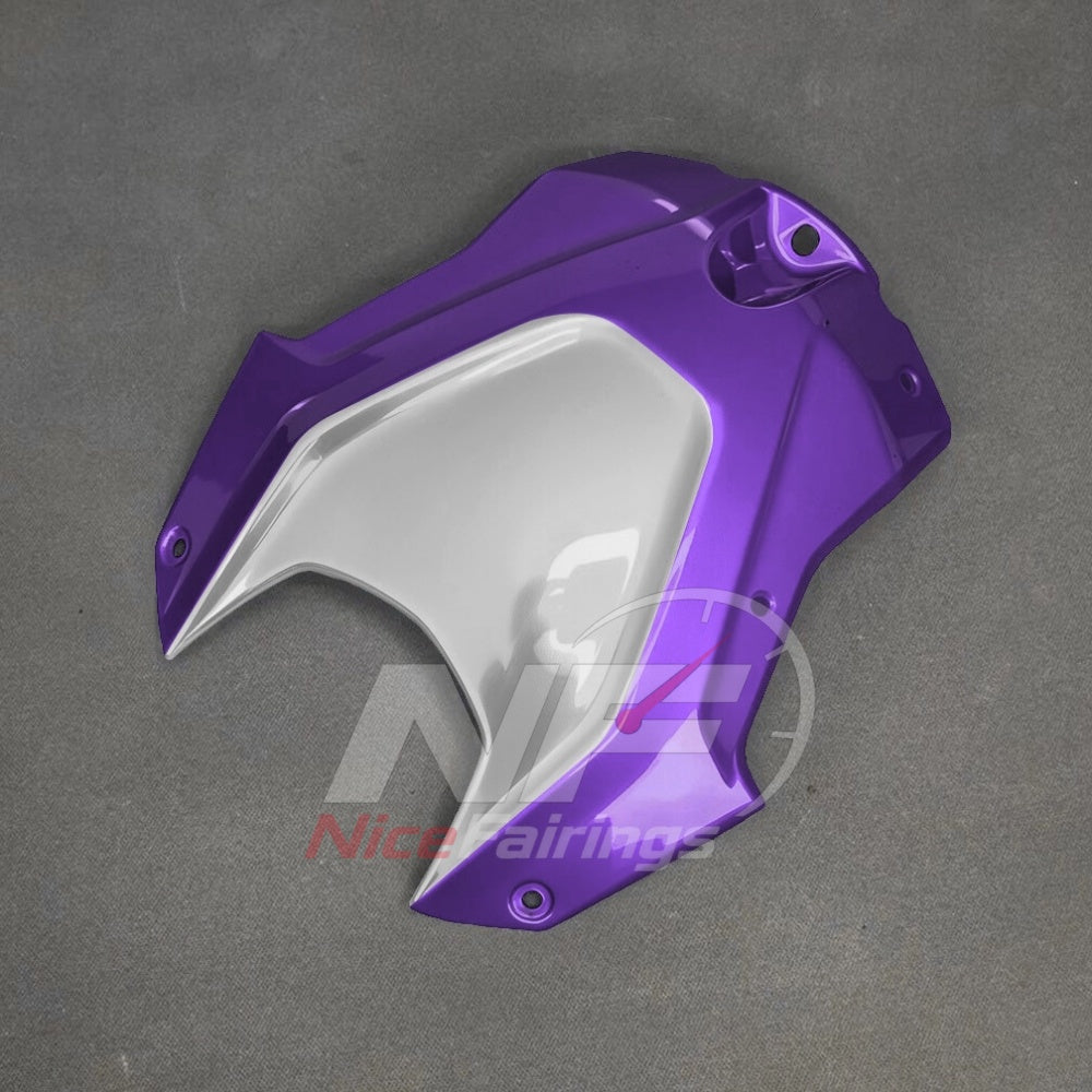 For BMW S1000RR 2025-2026 Purple Black Sportbike Fairing Set with Custom Painted Plastics | NiceFairings - side angle image