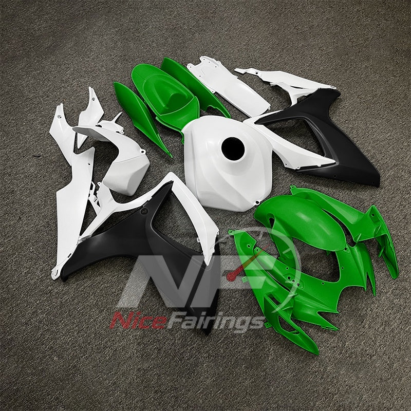 For Suzuki GSXR600 GSXR750 K6 2006-2007 ABS Fairing Kit Gray Painted Bodywork | NiceFairings - side angle image
