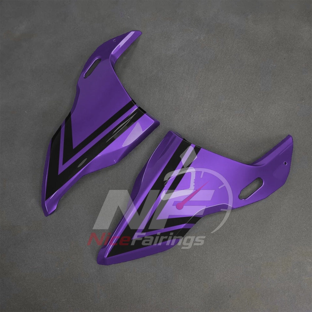 For BMW S1000RR 2025-2026 Purple Black Motorcycle Fairing Kit with Aftermarket Body Panels | NiceFairings - side angle image
