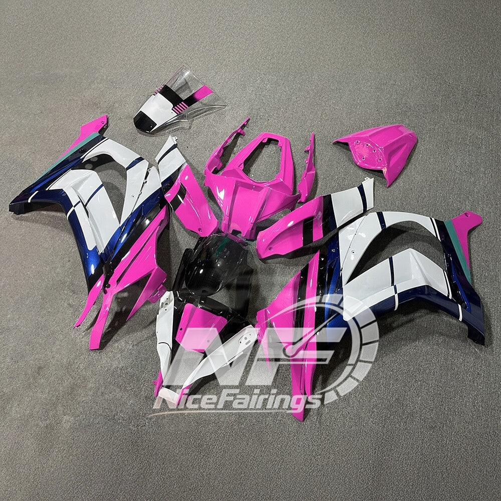 KAWASAKI ZX10R 2011-2015 Custom ABS Motorcycle Fairings | NiceFairings - side angle image