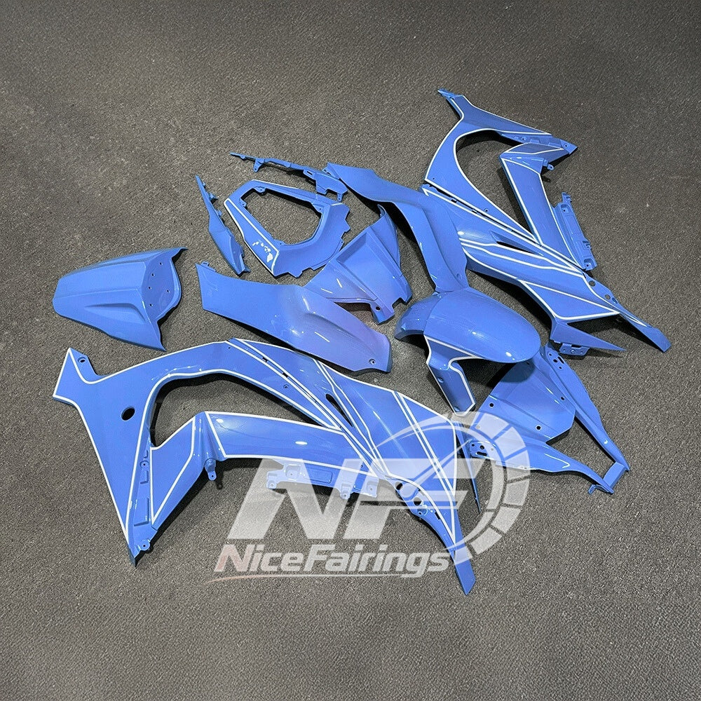 For KAWASAKI Ninja ZX10R 2011-2015 Custom Painted ABS Fairing Kit | NiceFairings - side angle image