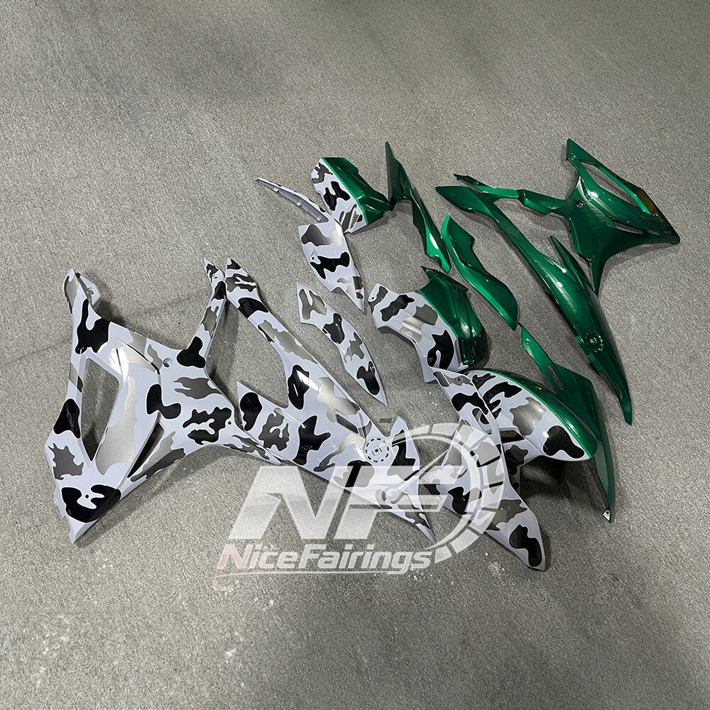For BMW S1000RR 2019-2022 M Motorsport Elite Edition ABS Fairing Kit, Custom Painted Motorcycle Bodywork | NiceFairings - side angle image