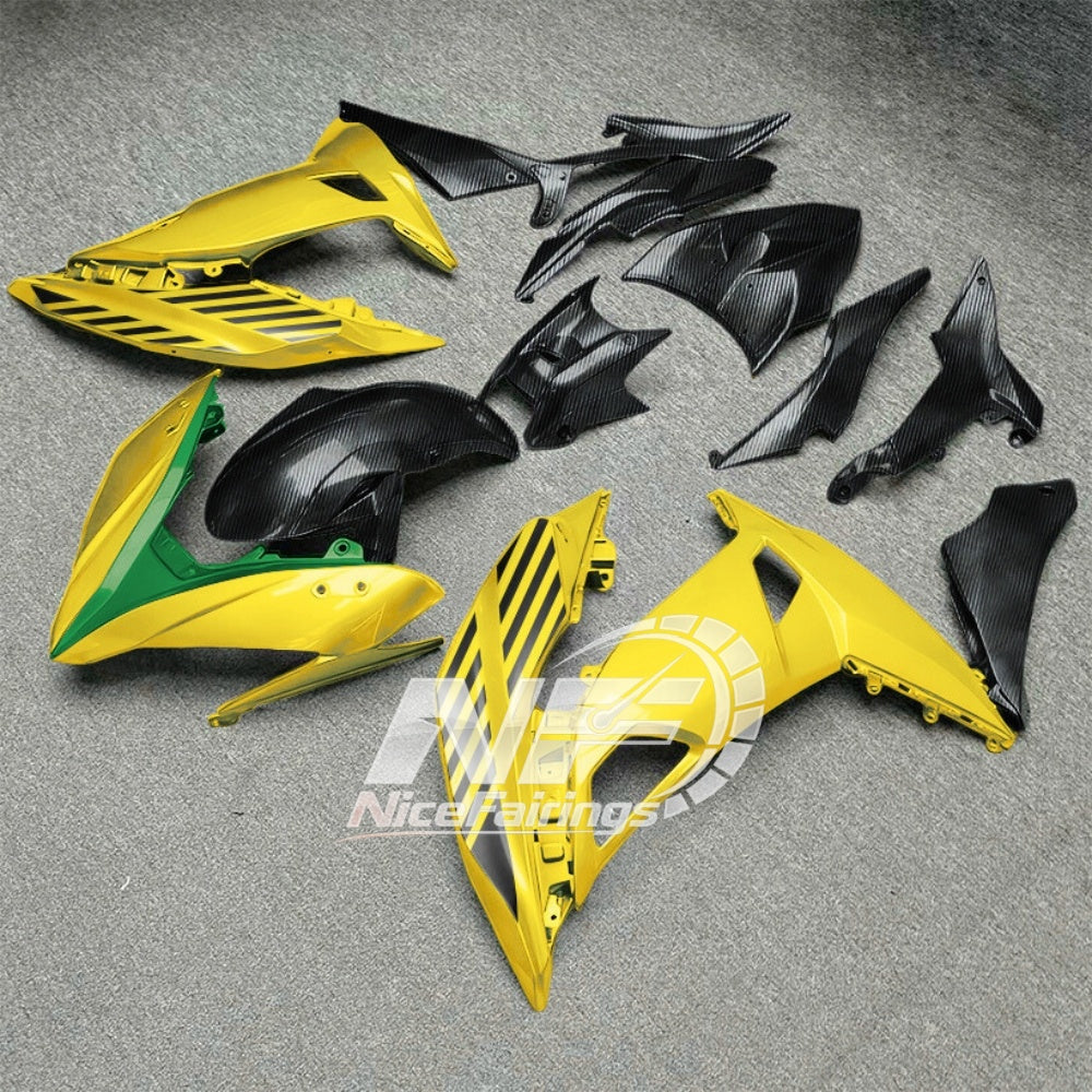 KAWASAKI Ninja 650 ER-6F 2017-2019 ABS Fairing Kit Style 57 | NiceFairings - side angle image