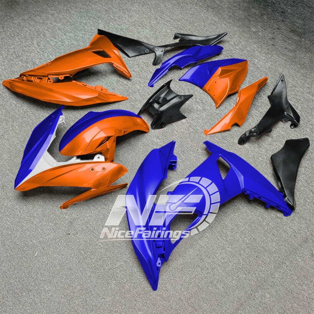 Ninja 650 ER-6F Painted Fairing Body Kit Style 16 | NiceFairings - side angle image