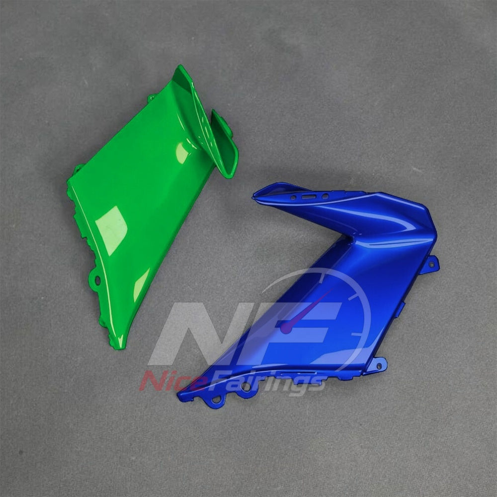 For BMW S1000RR 2025-2026 Green Black ABS Fairing Kit with Painted Bodywork and Replacement Panels | NiceFairings - side angle image