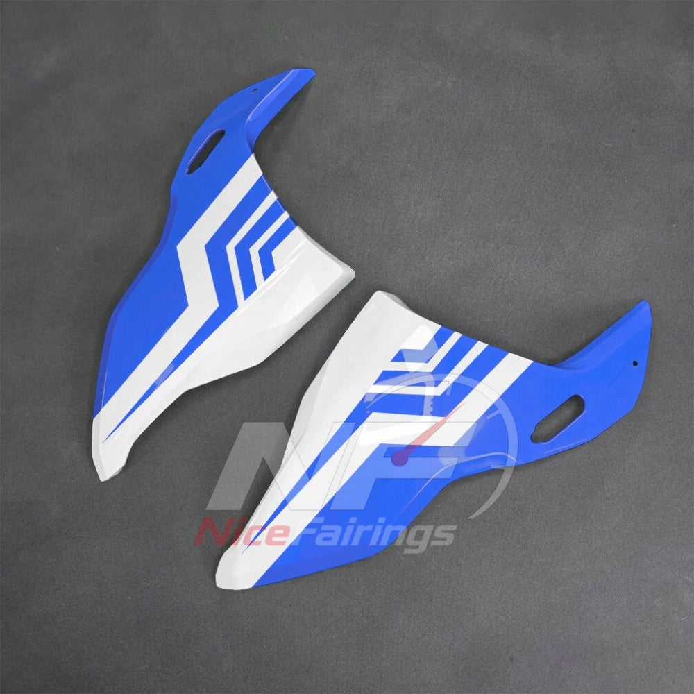 For BMW S1000RR 2025-2026 Blue Black Motorcycle Fairing Kit with Aftermarket Body Panels | NiceFairings - side angle image