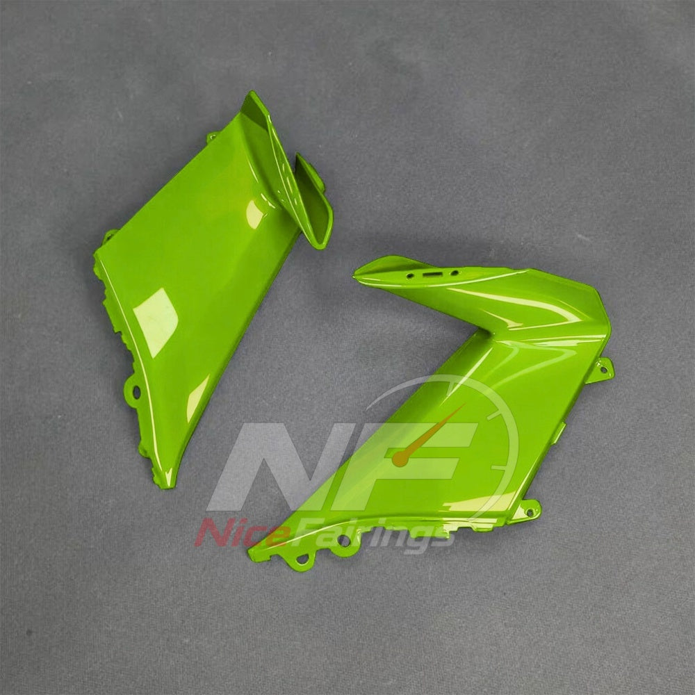 For BMW S1000RR 2025-2026 Green Black ABS Fairing Kit with Painted Bodywork and Replacement Panels | NiceFairings - side angle image