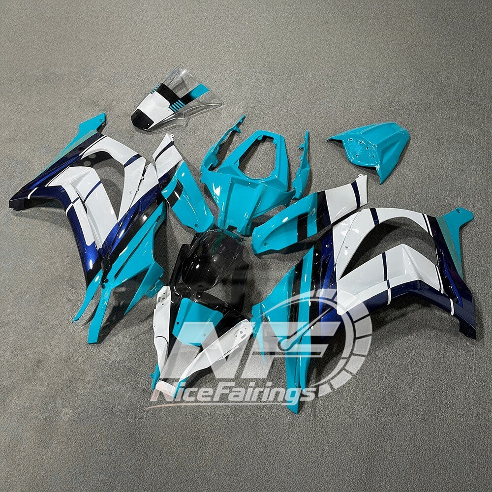 For KAWASAKI Ninja ZX10R 2011-2015 Complete Fairing Set | NiceFairings - side angle image