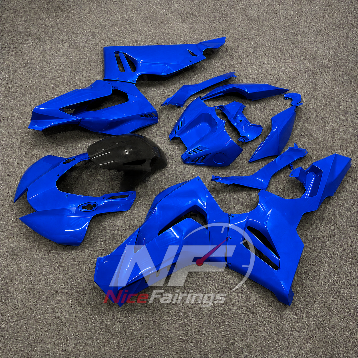 Blue Black ABS fairing kit for Honda CBR1000RR-R 2020-2023, design D35-P25 - image 3