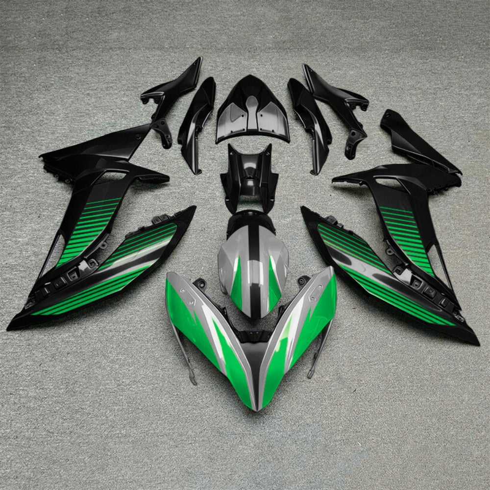 KAWASAKI Ninja 650 2017-2019 Sportbike Bodywork Style 27 | NiceFairings - rear angle image