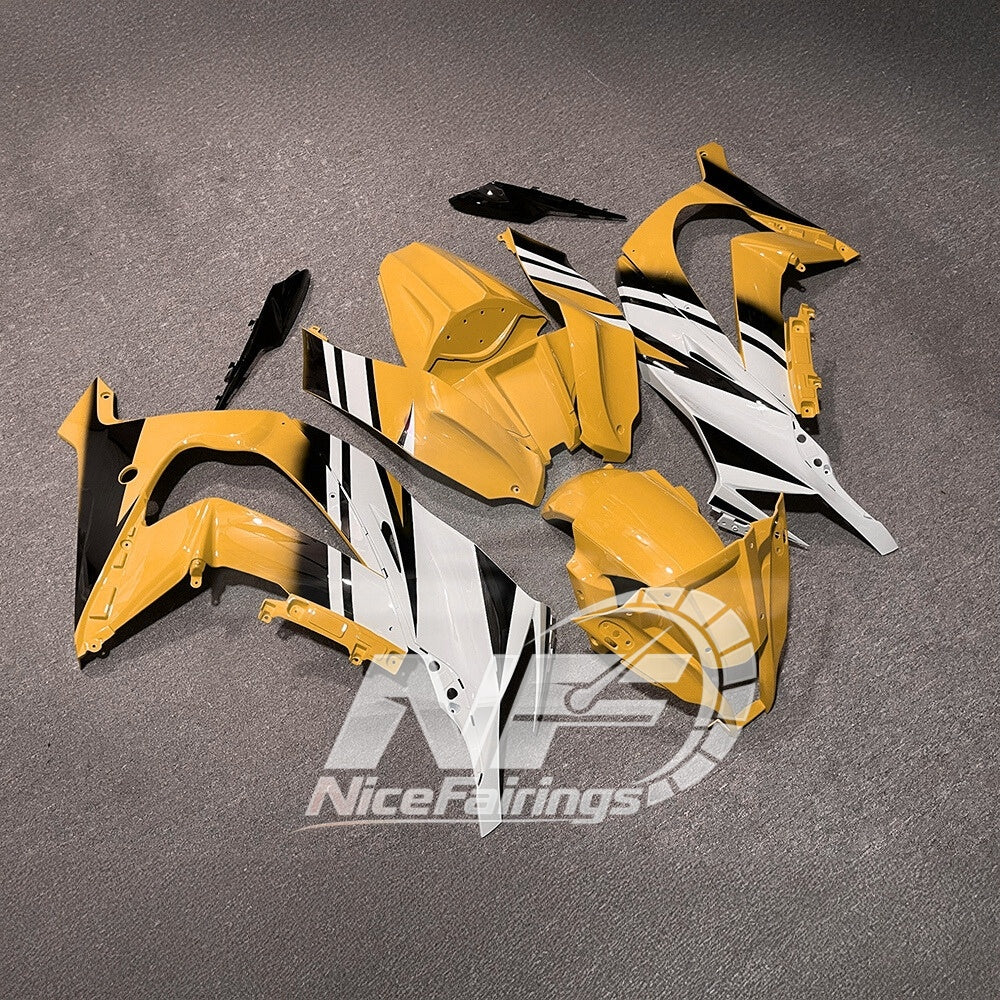 For KAWASAKI ZX10R 2011-2015 Custom Sportbike Fairings | NiceFairings - rear angle image
