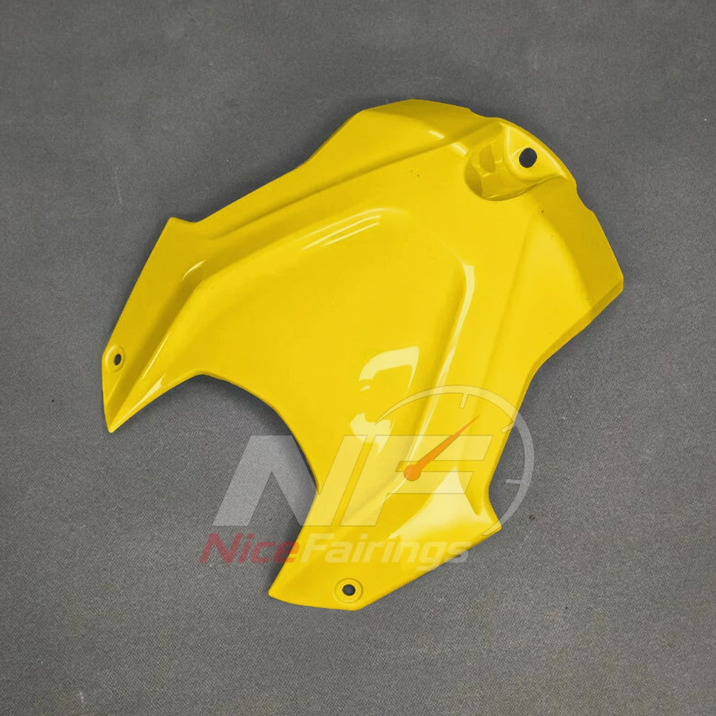 For BMW S1000RR 2025-2026 Yellow Black Sportbike Fairing Set with Custom Painted Plastics | NiceFairings - rear angle image