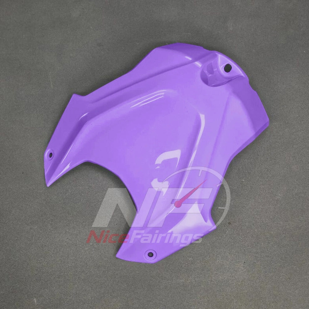 For BMW S1000RR 2025-2026 Purple Black Sportbike Fairing Set with Custom Painted Plastics | NiceFairings - rear angle image