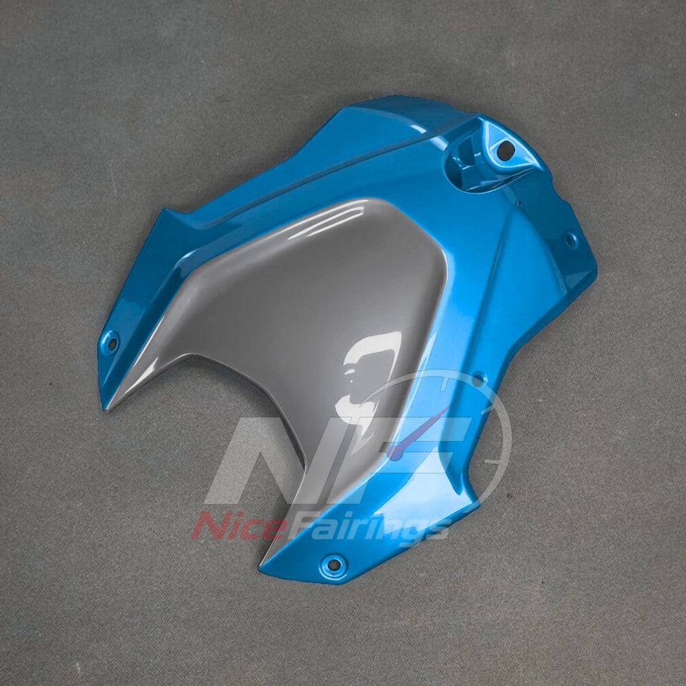 For BMW S1000RR 2025-2026 Blue Black Motorcycle Fairing Kit with Aftermarket Body Panels | NiceFairings - rear angle image