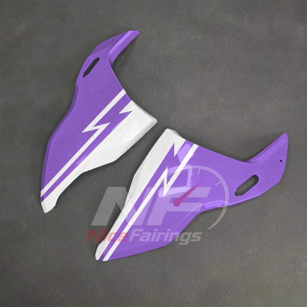 For BMW S1000RR 2025-2026 Purple Black ABS Fairing Kit with Painted Bodywork and Replacement Panels | NiceFairings - rear angle image