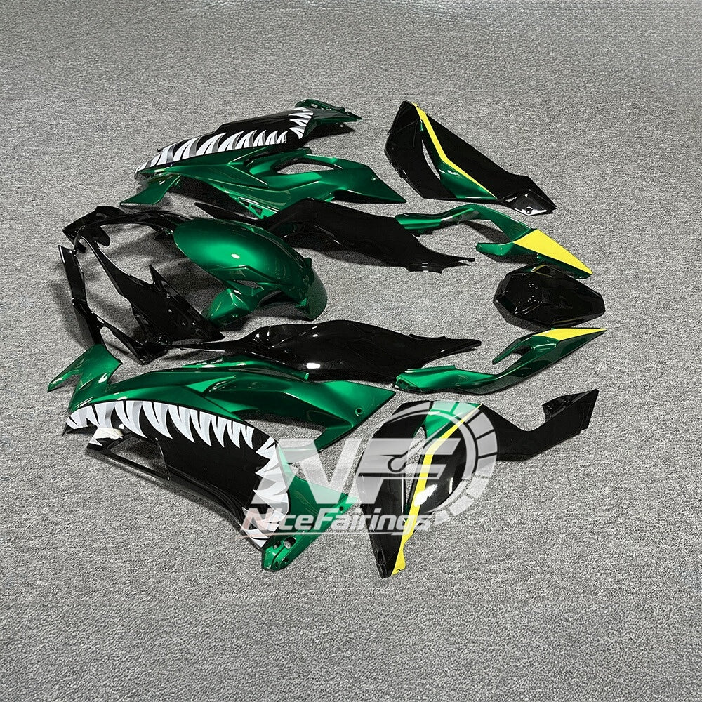 Kawasaki ZX6R 636 Custom Painted ABS Body Kit Aftermarket Panels Tank Cover | NiceFairings - rear angle image