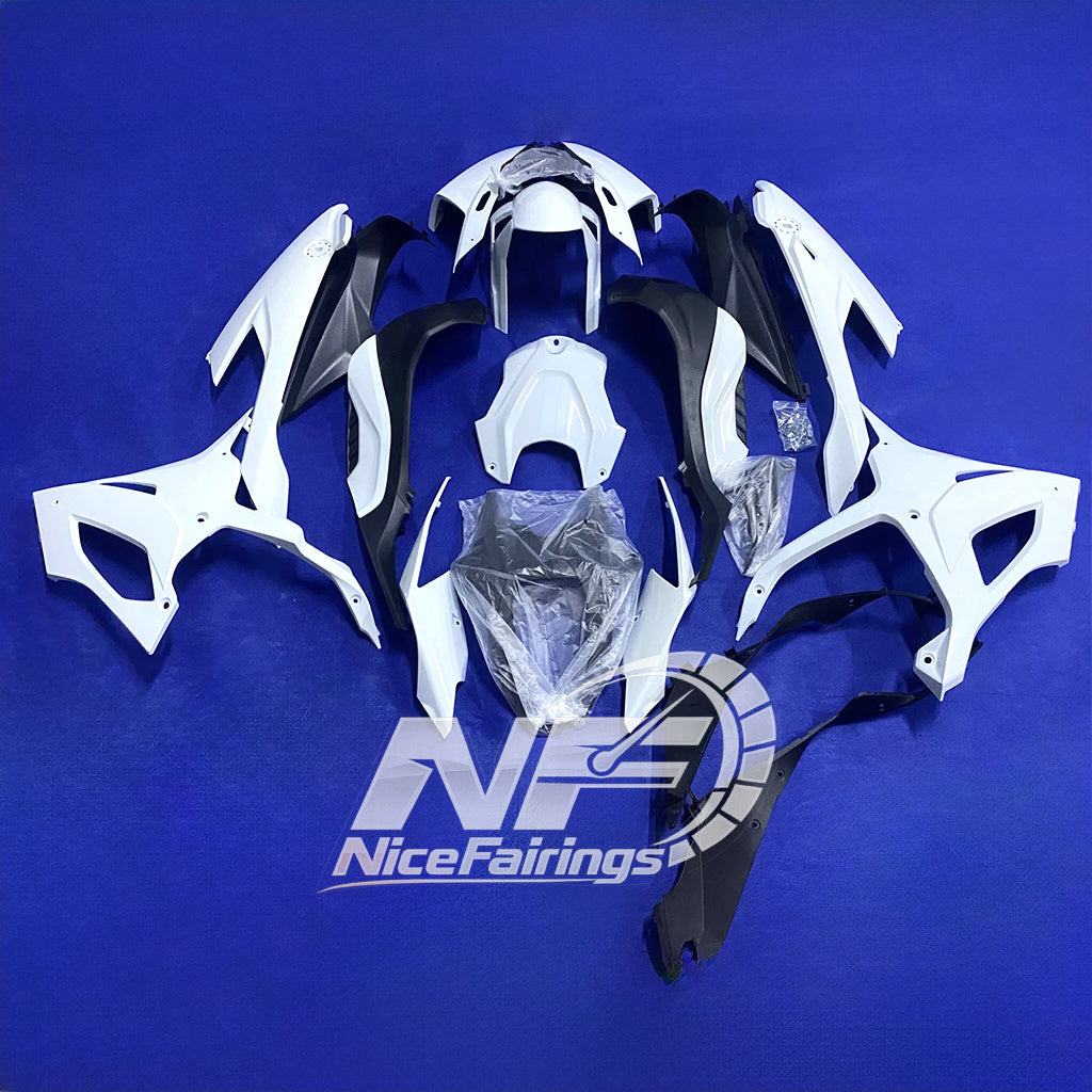 For BMW S1000RR 2019-2022 Street Bodywork ABS Fairing Kit, Custom Painted Motorcycle Bodywork | NiceFairings - rear angle image