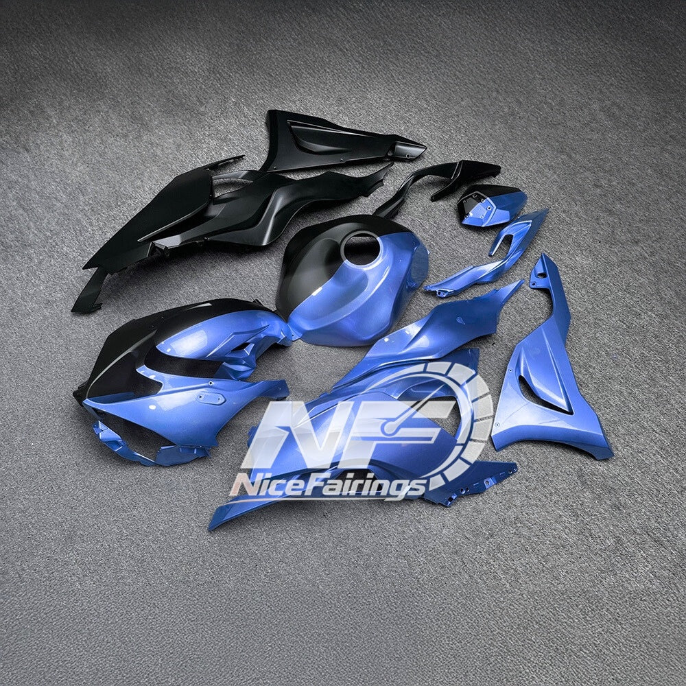 For Kawasaki Ninja ZX6R 636 2024-2025 Sportbike Plastics Custom Graphics Tank Cover | NiceFairings - rear angle image