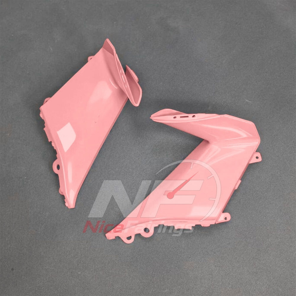 For BMW S1000RR 2025-2026 Red Black Custom Fairings with ABS Sportbike Plastics and Full Body Kit | NiceFairings - rear angle image