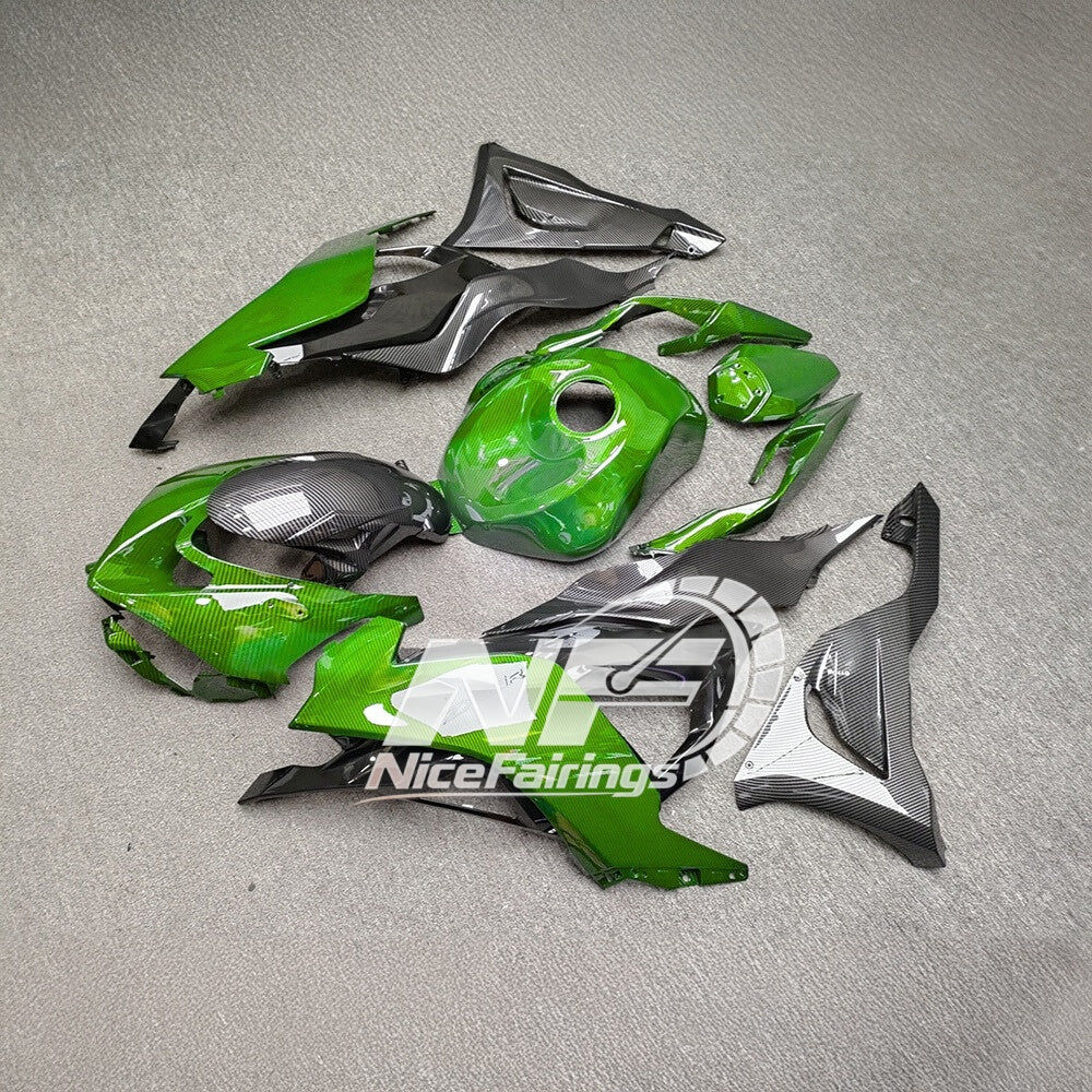 For Kawasaki ZX-6R 636 2024-2025 Replacement Fairing Set Aftermarket Panels Signature Edition | NiceFairings - rear angle image