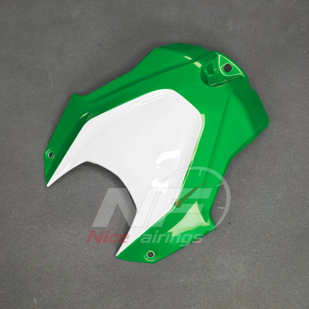 For BMW S1000RR 2025-2026 Green Black Custom Fairings with ABS Sportbike Plastics and Full Body Kit | NiceFairings - rear angle image
